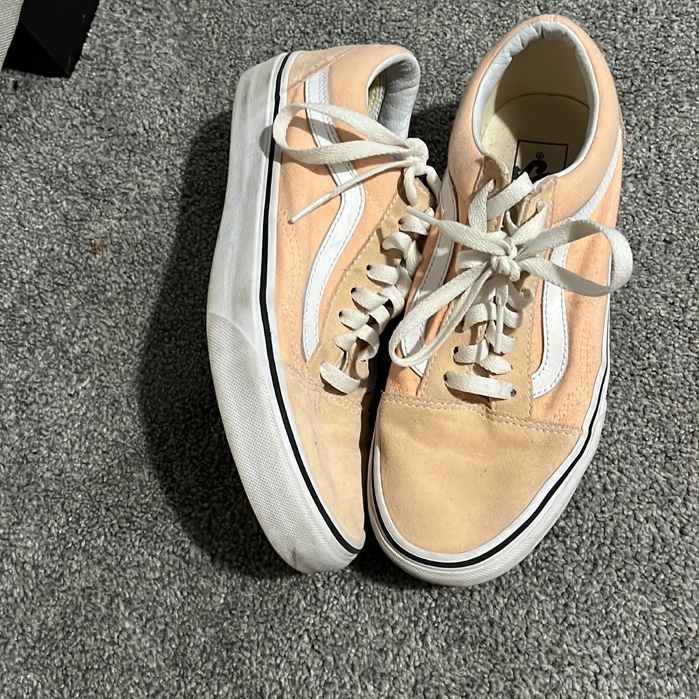 Pale Peach Vans
